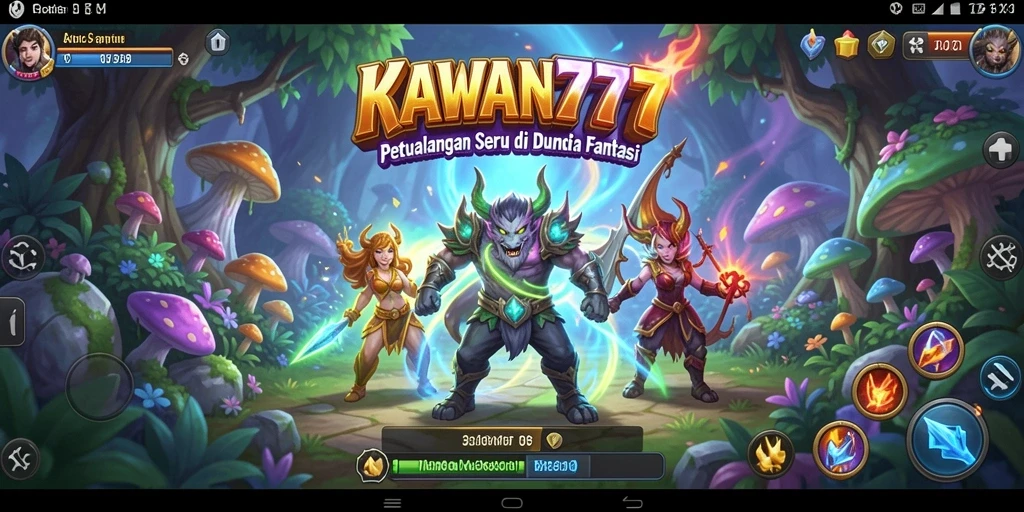Gameplay KAWAN777 yang menampilkan petualangan mendebarkan.