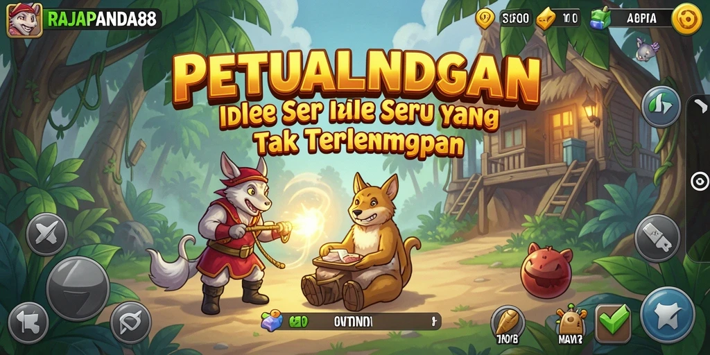Screenshot utama RAJAPANDA88 menampilkan gameplay Idle yang seru dan menarik.